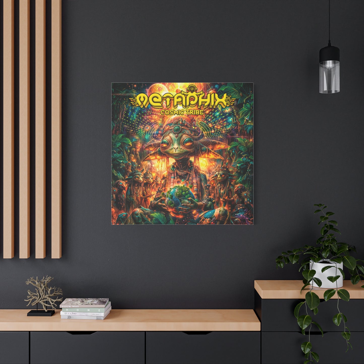 Cosmic Tribe Canvas Art