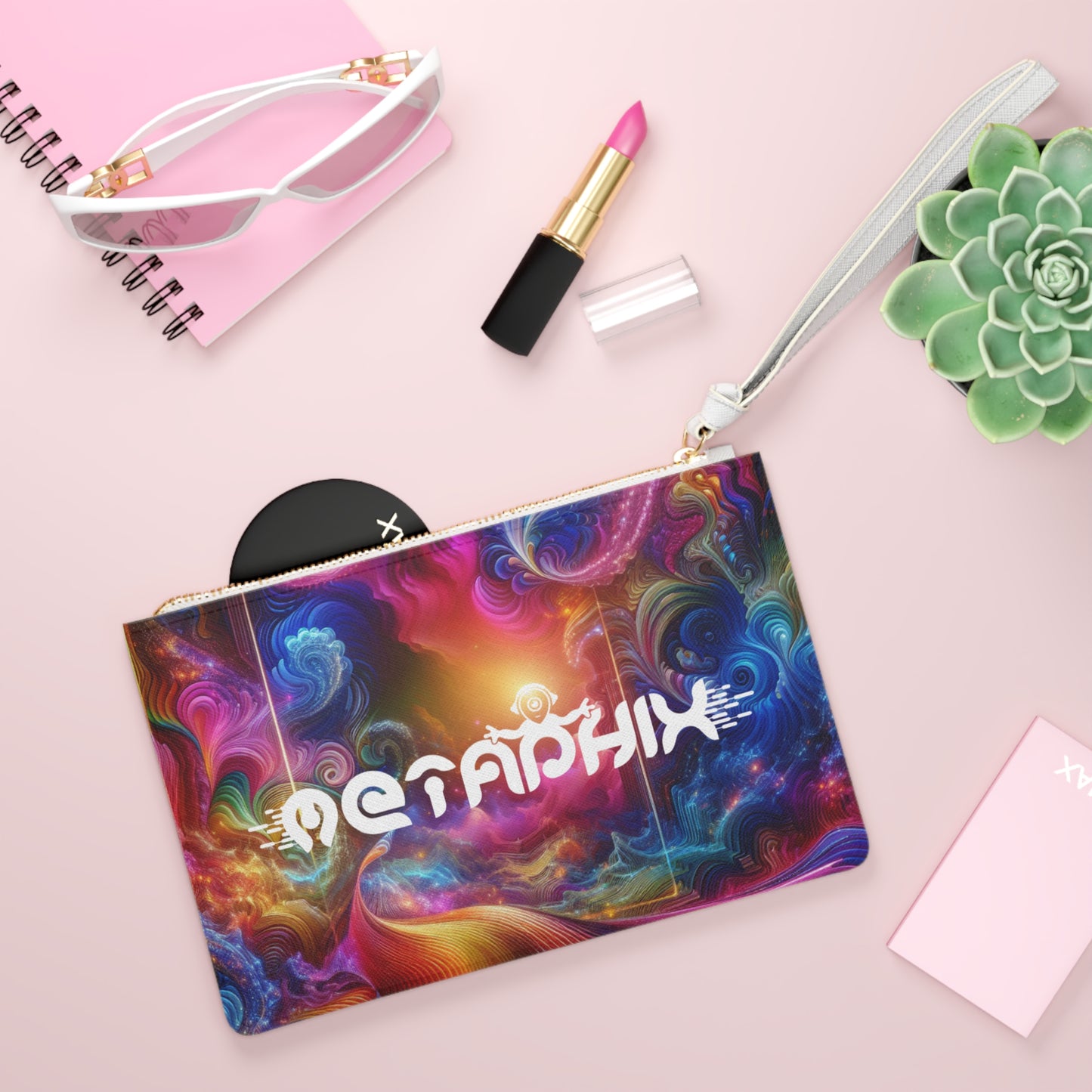 Colorful Vibrant Clutch Bag