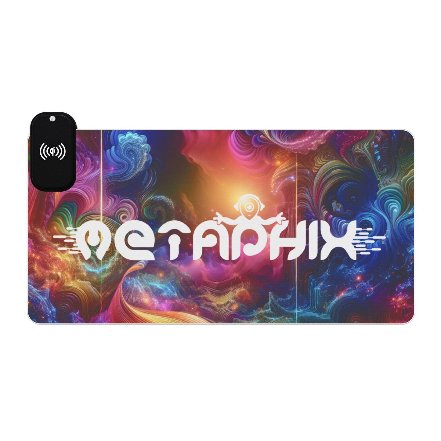 LED Gaming Mouse Pad with Wireless Charging