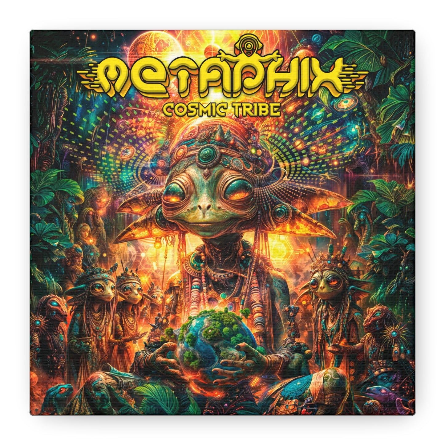 Cosmic Tribe Canvas Art