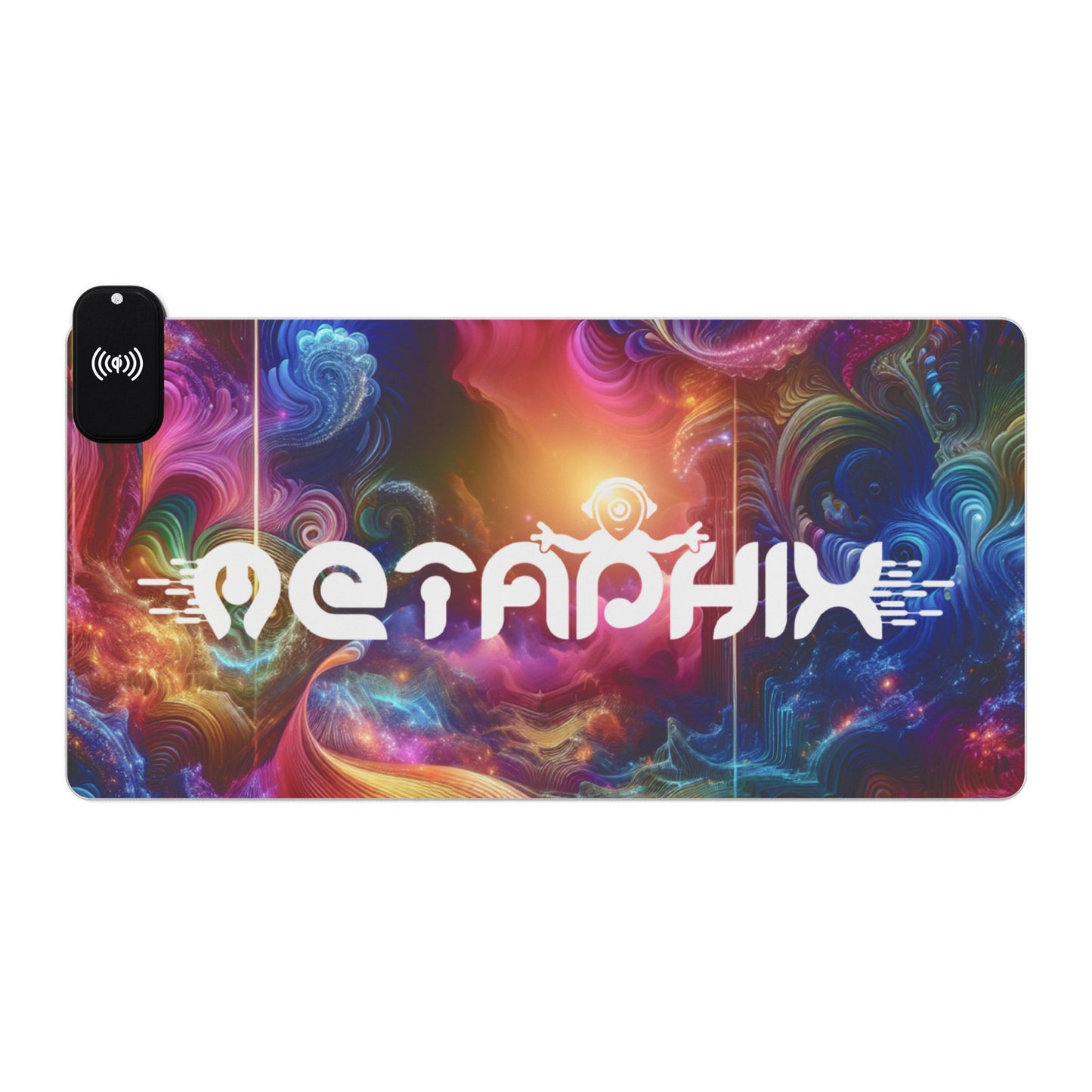 LED Gaming Mouse Pad with Wireless Charging