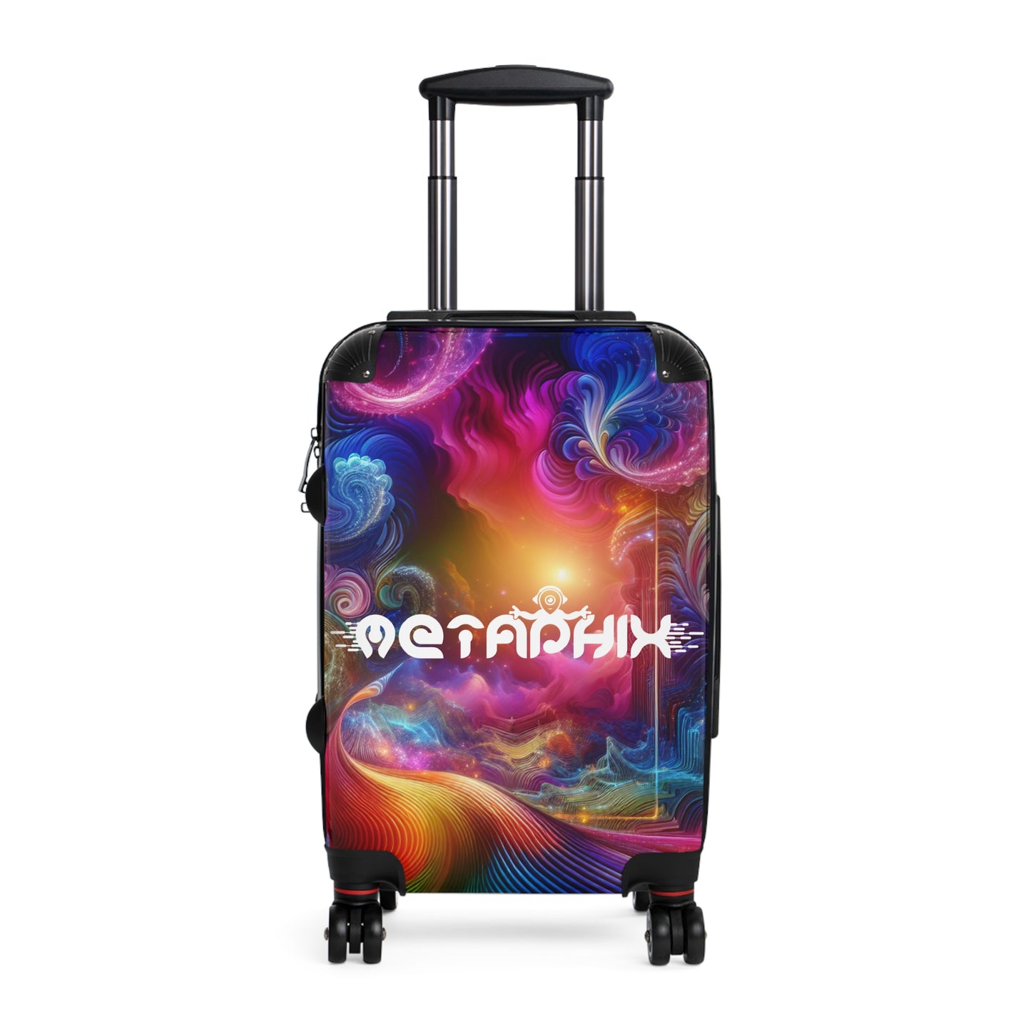 Vibrant Psychedelic Travel Suitcase