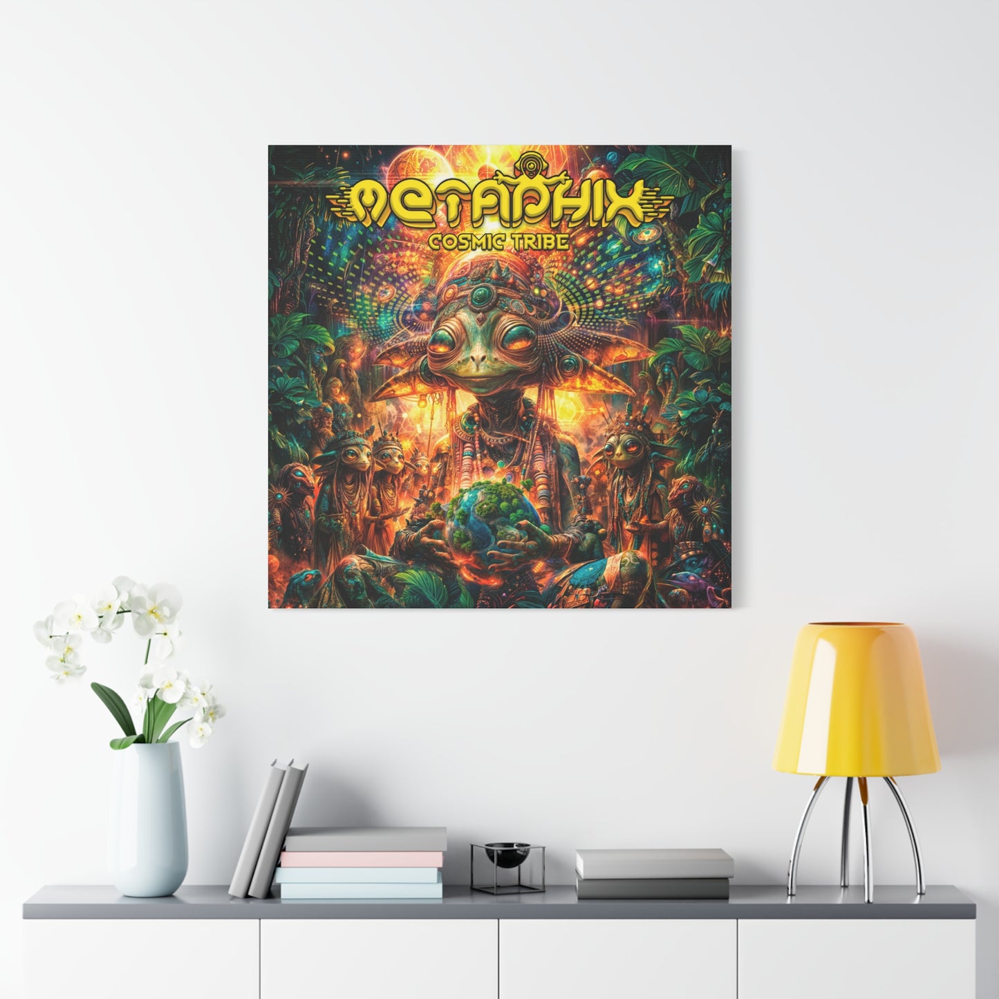 Cosmic Tribe Canvas Art