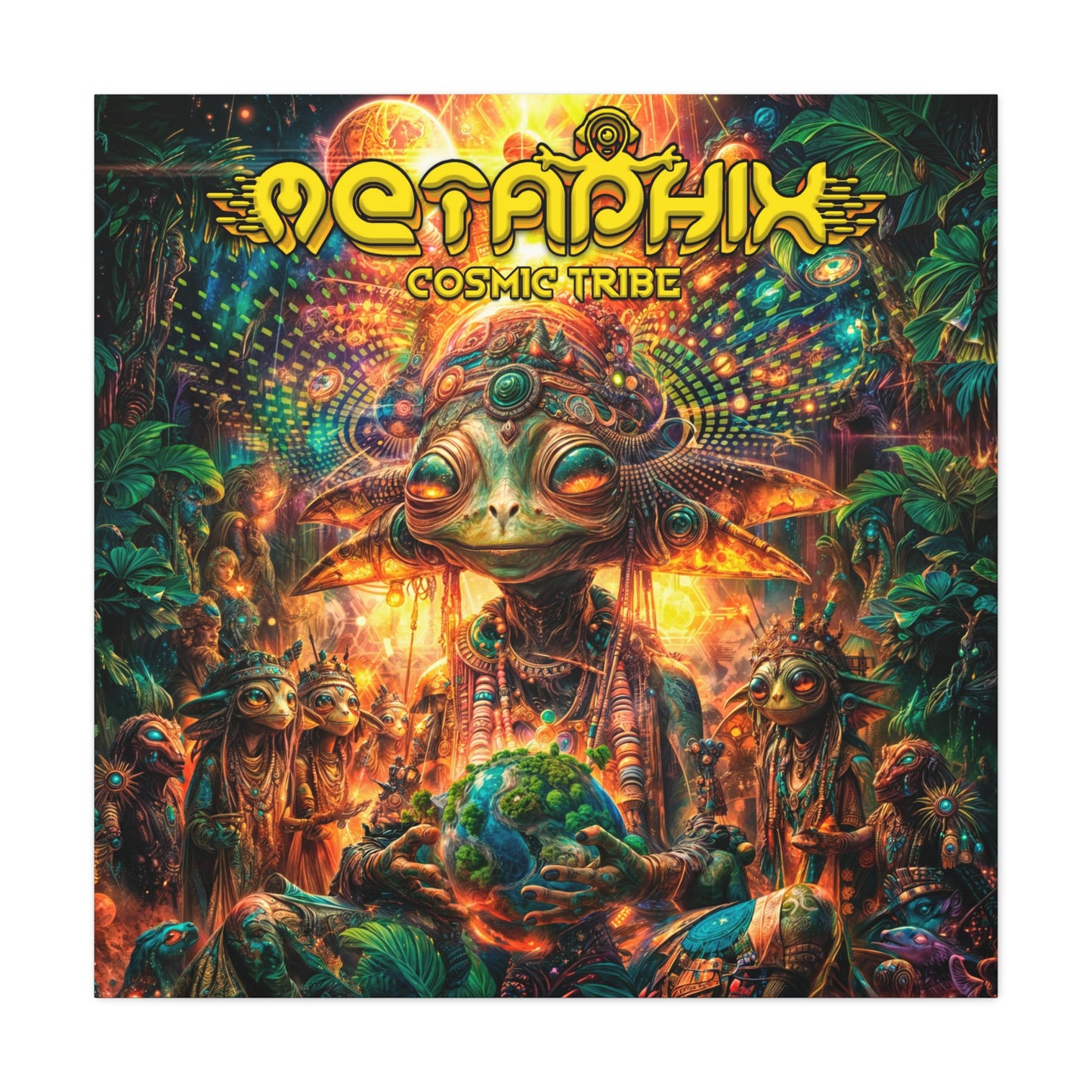 Cosmic Tribe Canvas Art