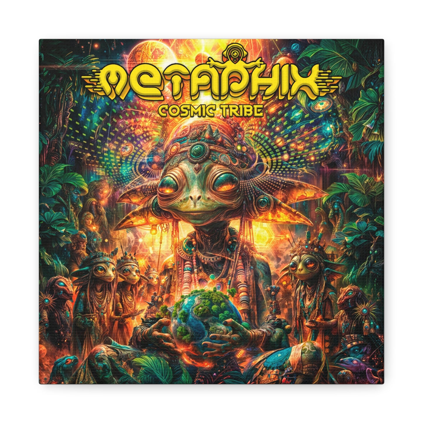 Cosmic Tribe Canvas Art