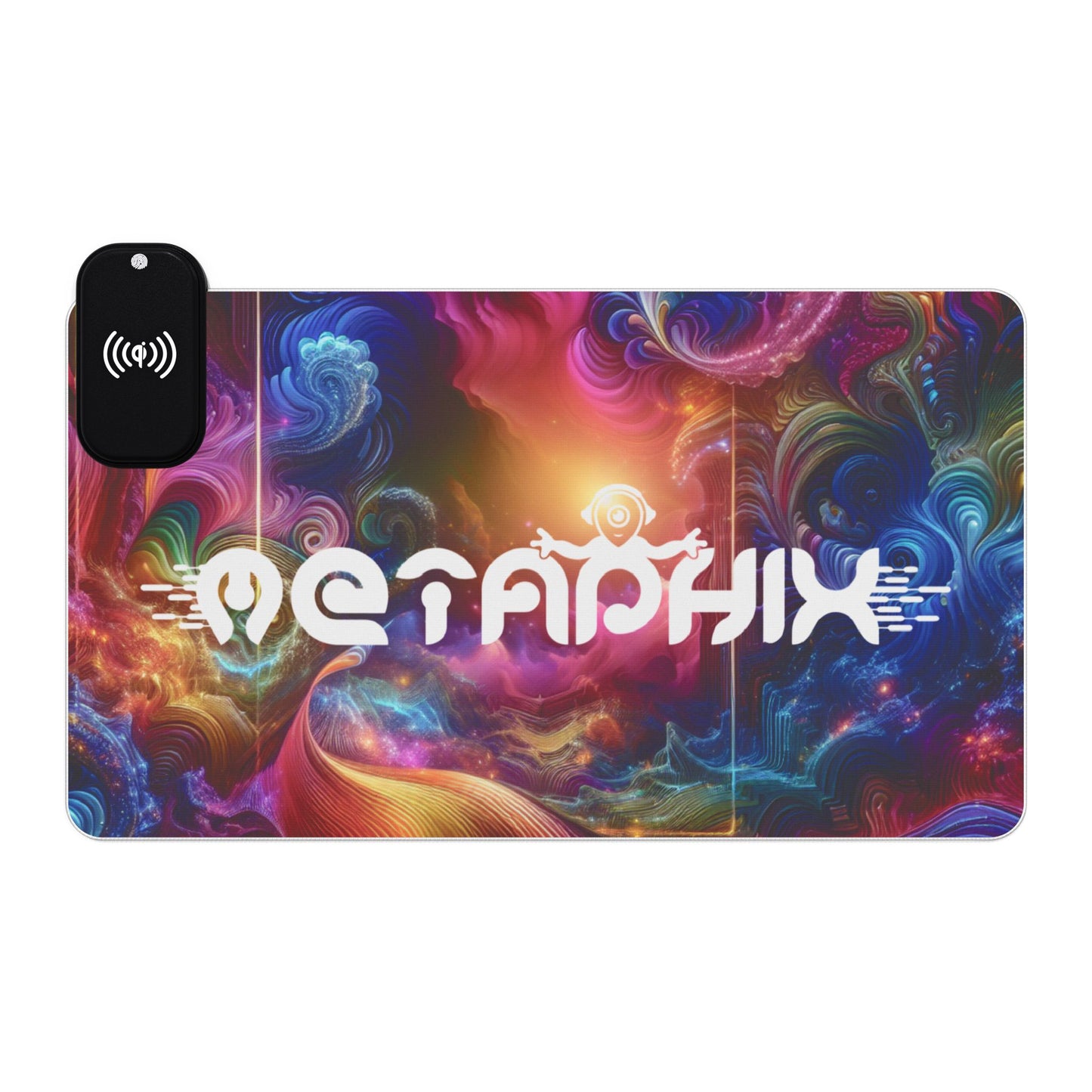 LED Gaming Mouse Pad with Wireless Charging