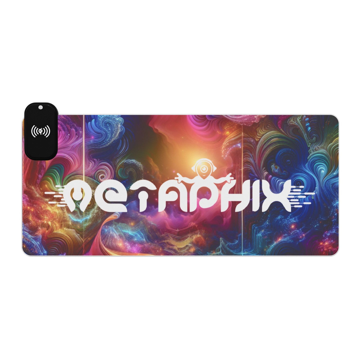 LED Gaming Mouse Pad with Wireless Charging