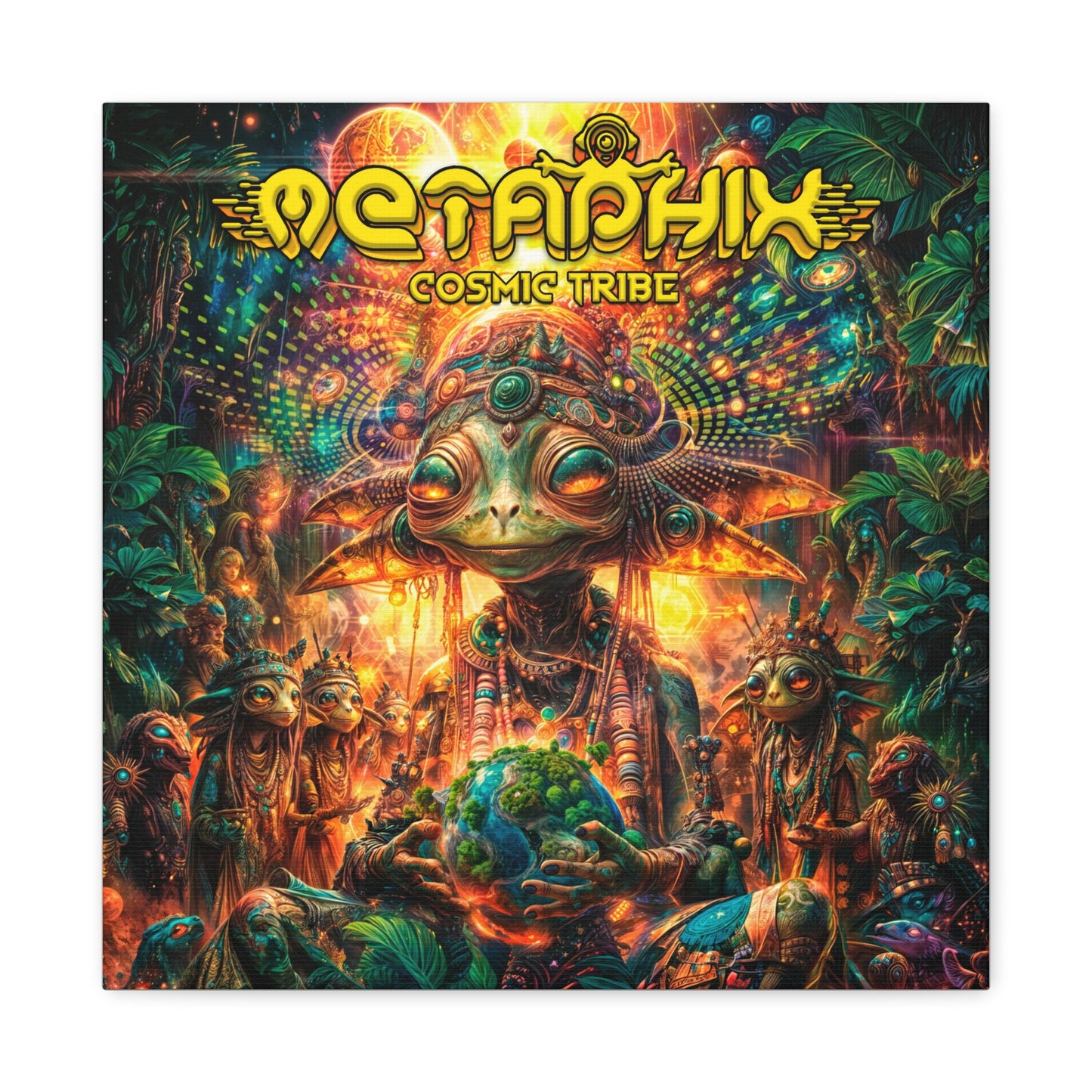 Cosmic Tribe Canvas Art