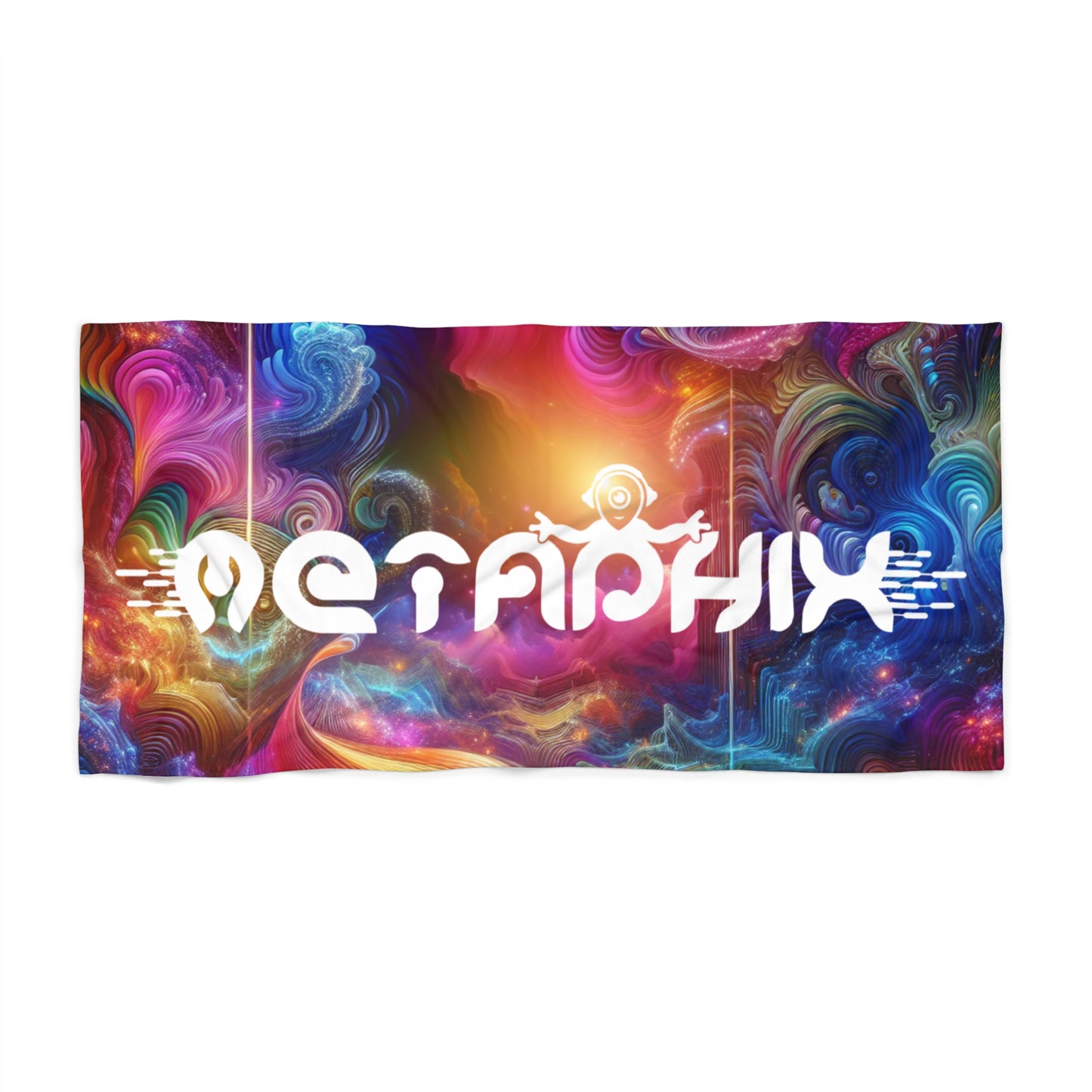 Vibrant Metaphysical Beach Towel