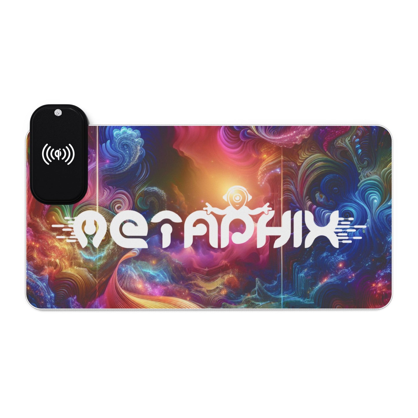 LED Gaming Mouse Pad with Wireless Charging