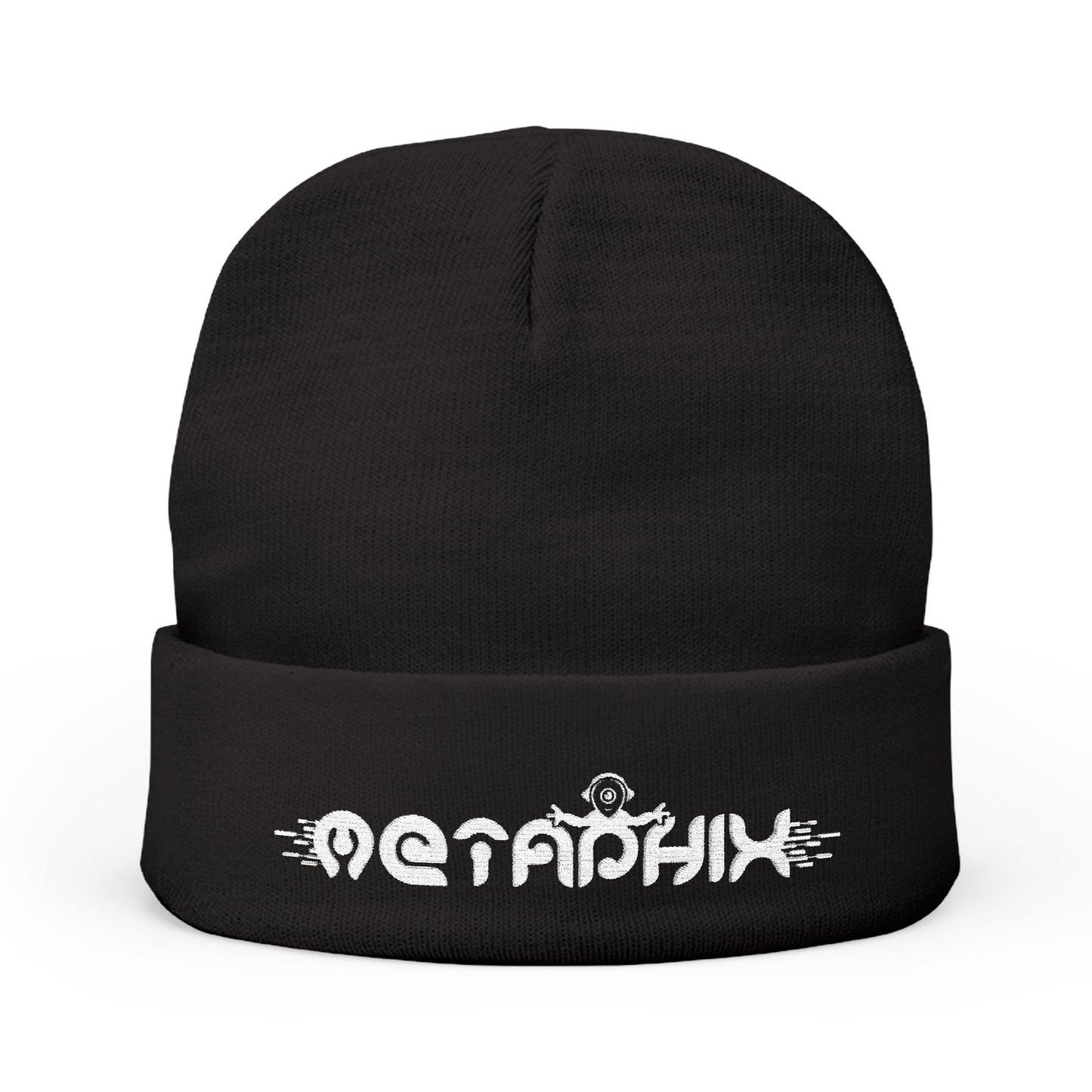 Metaphix Knit Beanie (White Logo)