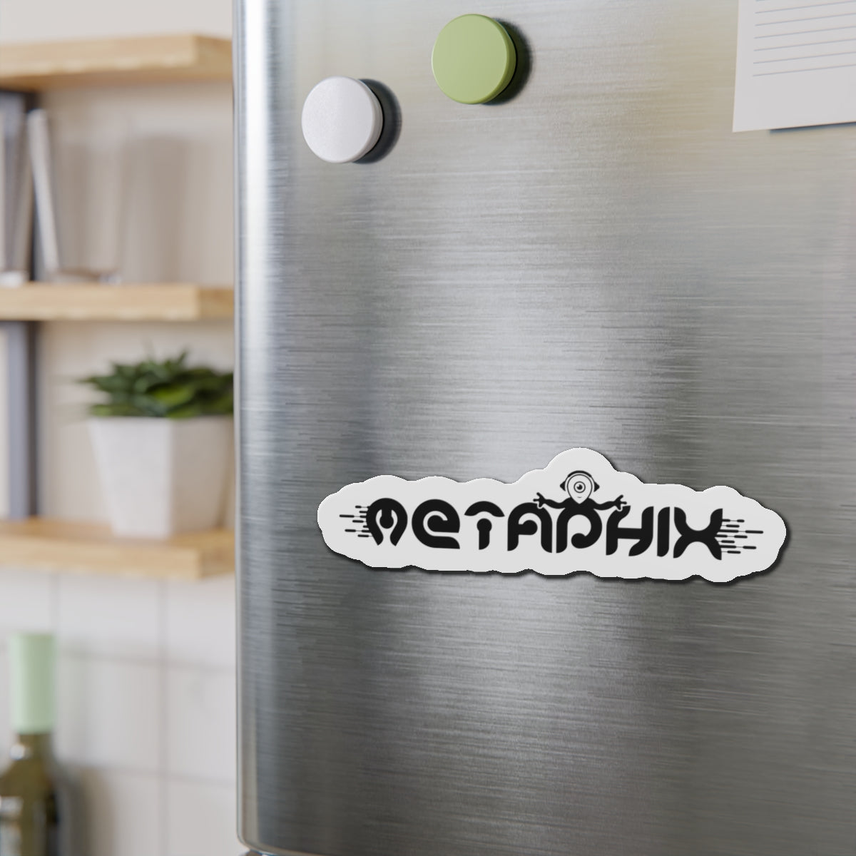 Metaphix Stylish Die-Cut Magnetic Decal