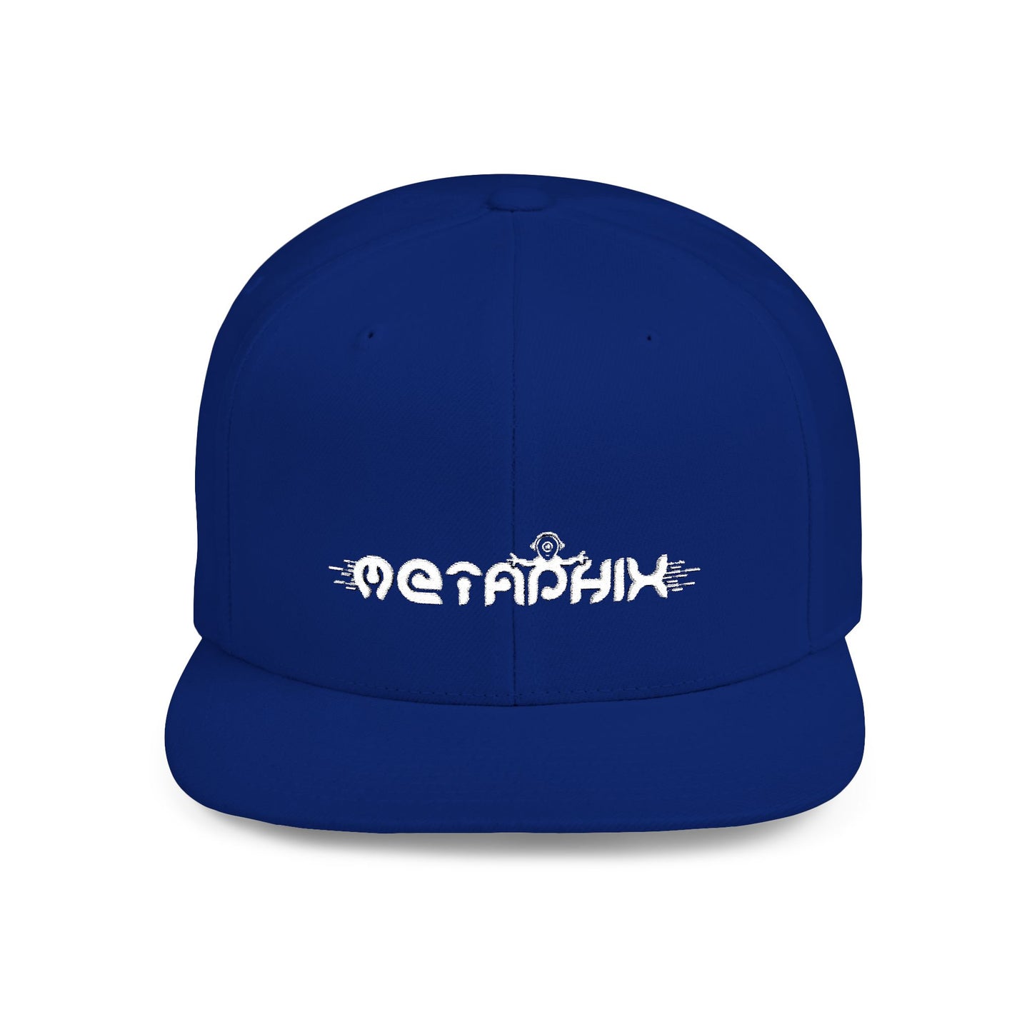 Metaphix Flat Bill Snapback Hat (White Logo)