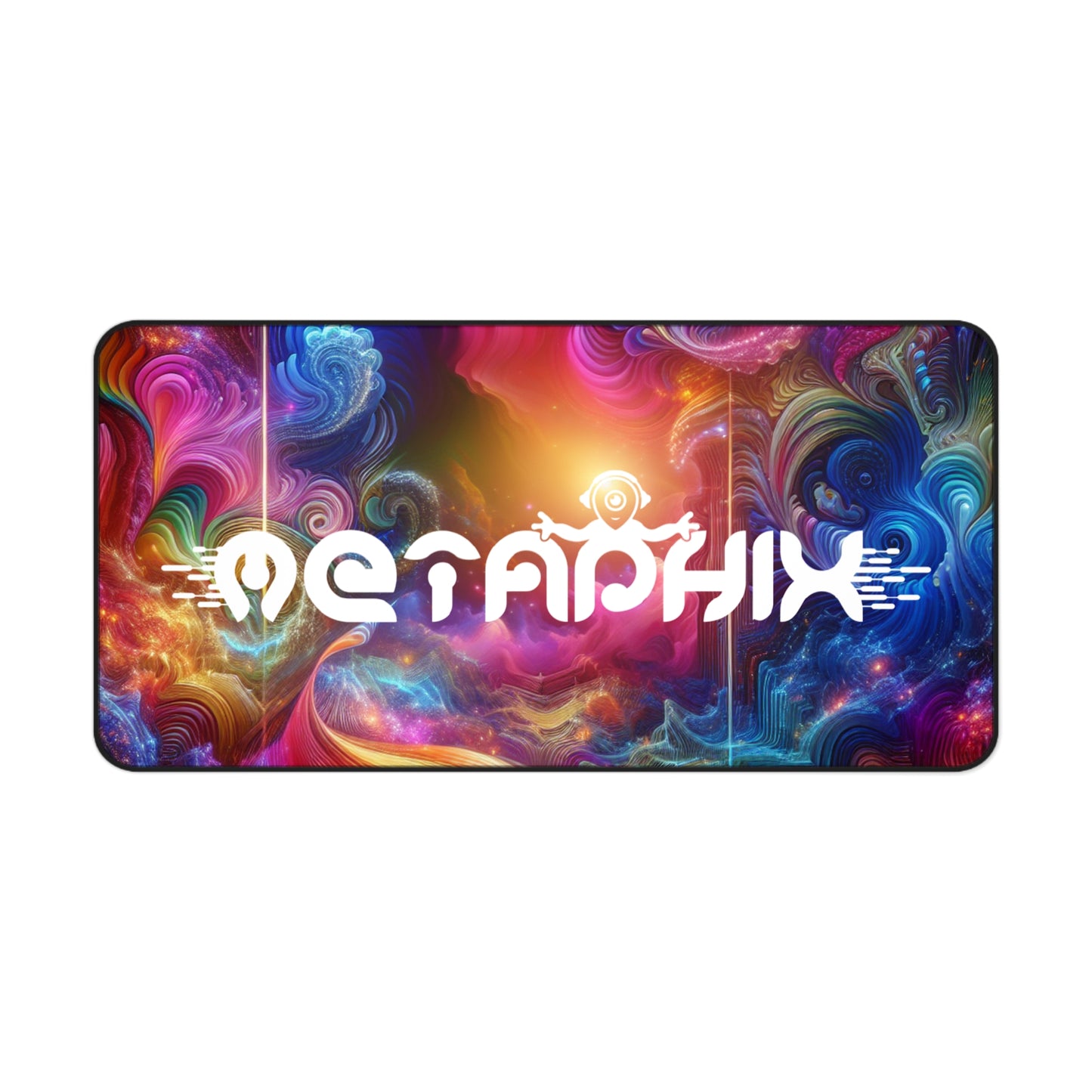Vibrant Cosmic Desk Mat
