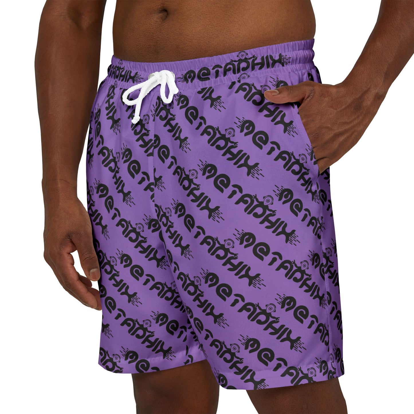 Metaphix Unisex Graphic Swim Shorts