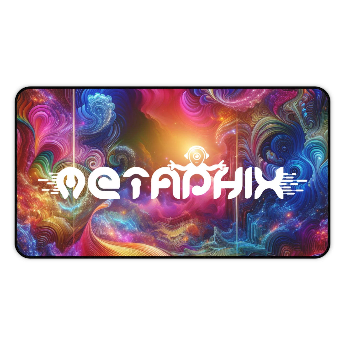 Vibrant Cosmic Desk Mat