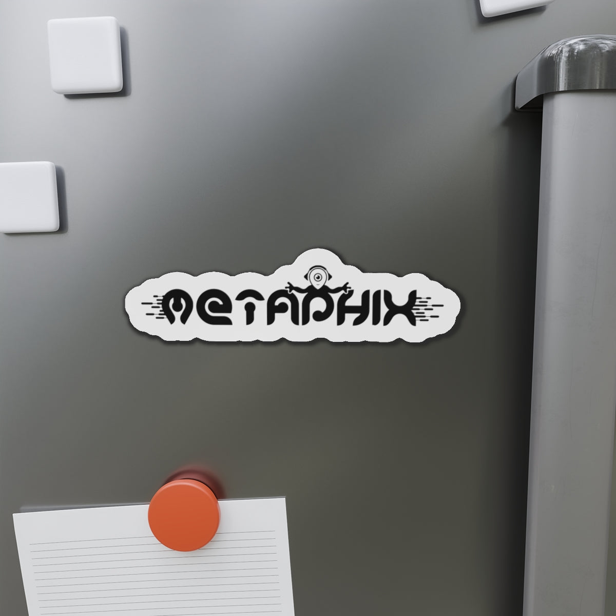 Metaphix Stylish Die-Cut Magnetic Decal