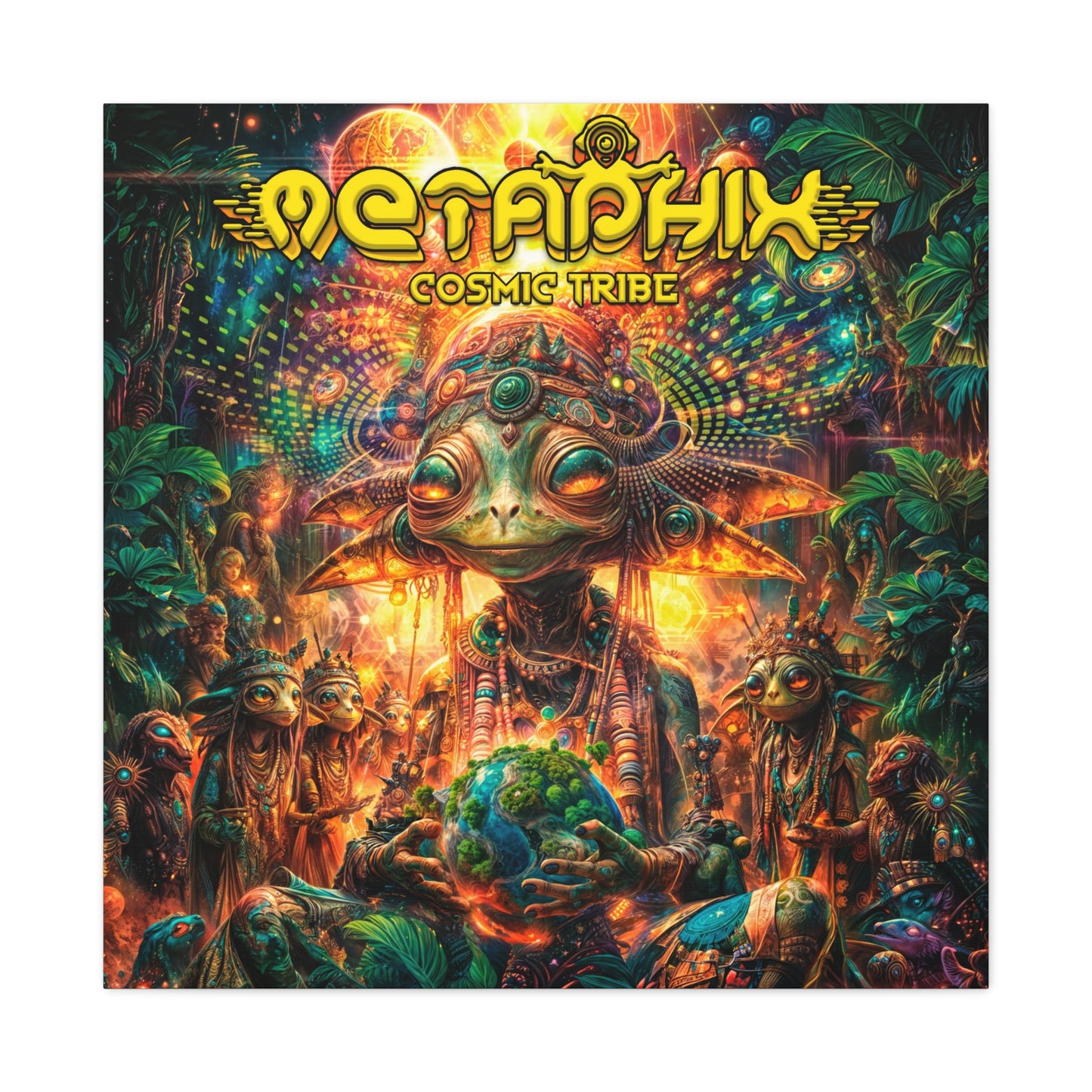 Cosmic Tribe Canvas Art