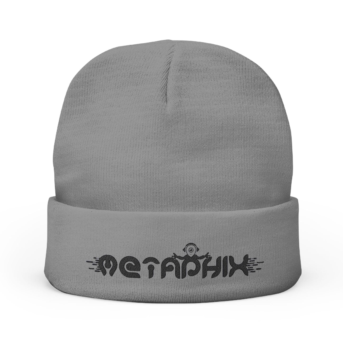 Metaphix Knit Beanie (Black Logo)